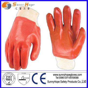 China fábrica de suministro de PVC recubierto mano guante